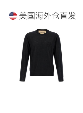 自营Valentino Garavani Men's Logo Embroidery Sweater - black