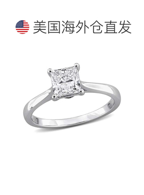 自营Mimi & Max 1ct TW Princess-Cut Lab-Grown Diamond Solitai