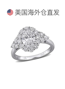 自营mimi & maxCreated Forever 2 1/4ct TGW Oval Round-Cut Lab