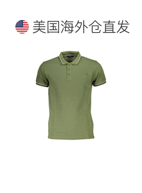 自营Cavalli Class Cotton Men Men's Polo - green 美国奥莱直发
