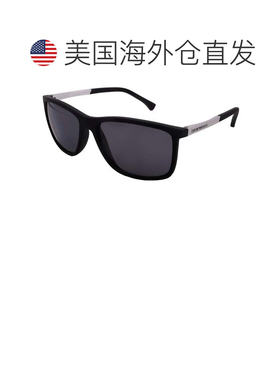 自营ARMANI太阳镜EA4058-506381-58-17-140偏振-黑色 美国奥莱直