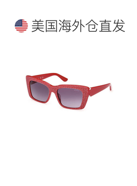 自营guessGU7890 66B闪亮红色/烟雾渐变-闪亮红色 美国奥莱直发