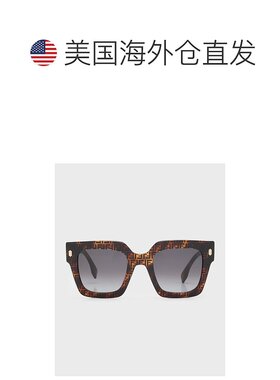 1h可退 【美国直邮】Fendi|Fendi Roma 方形太阳镜