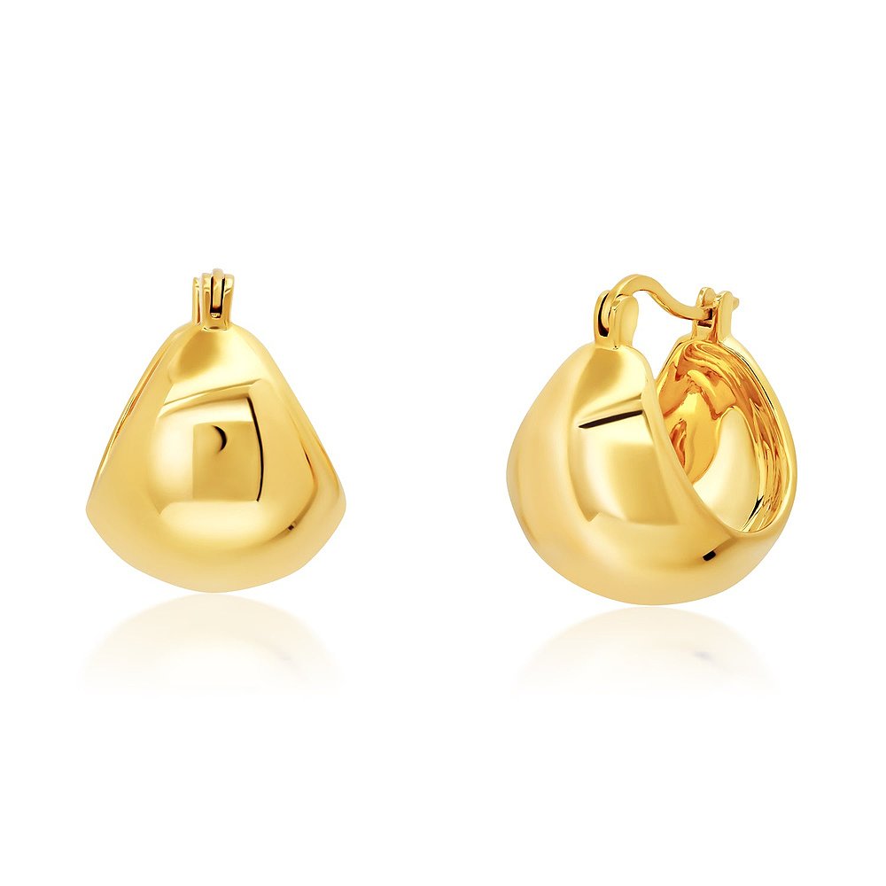 max + stone18K Yellow Gold Over Sterling Silver Vermeil Glob - 图2