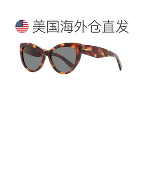 自营salvatore ferragamoFerragamo女士Script徽标太阳镜SF930SCP