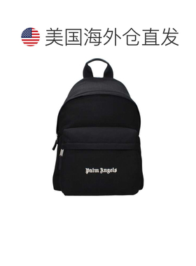 自营Palm Angels Fabric Men's Backpack - black 美国奥莱直发