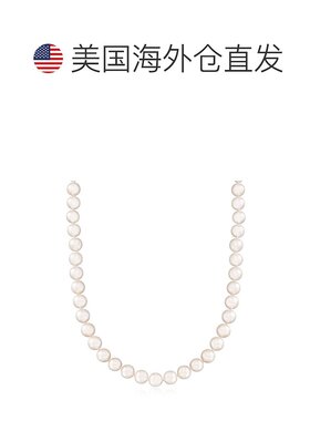 自营 Ross-Simons 8-8.5 毫米 18kt 白金养殖阿古屋珍珠项链 - 24