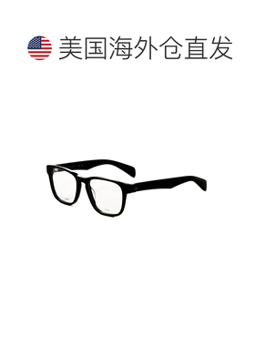 自营Rag & Bone Men's 54mm Black Opticals - black 美国奥莱直