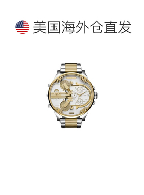 自营Diesel Men's Mr. Daddy 2.0 57mm Quartz Watch - silver 美
