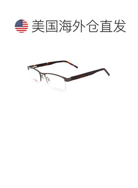自营Hugo Boss Men's 53mm Matte Ruthenium Opticals - matte ru