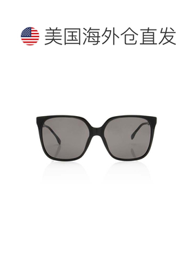 自营Fendi Square Fine Sunglasses - black 美国奥莱直发