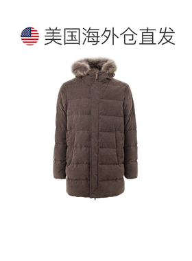 自营Herno Cotton Men's Bomber - brown 美国奥莱直发