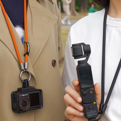 适用DJL大疆Action5Pro挂绳运动相机Action3/4挂脖绳防丢安全配件 - 图0