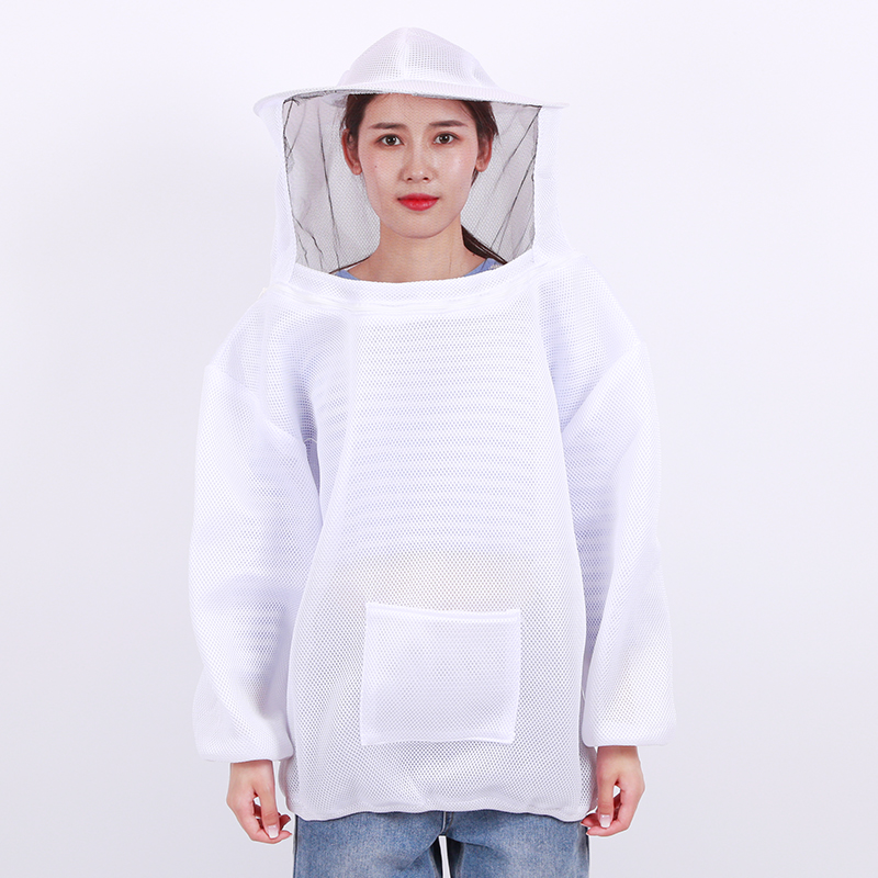 防蜂衣服防蜂服半身蜜蜂衣服全套养蜂服透气养蜂人专用抓蜜蜂工具