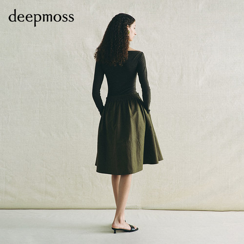 【deepmoss】2026春夏新款时刻芭蕾裙连衣裙 - 图1