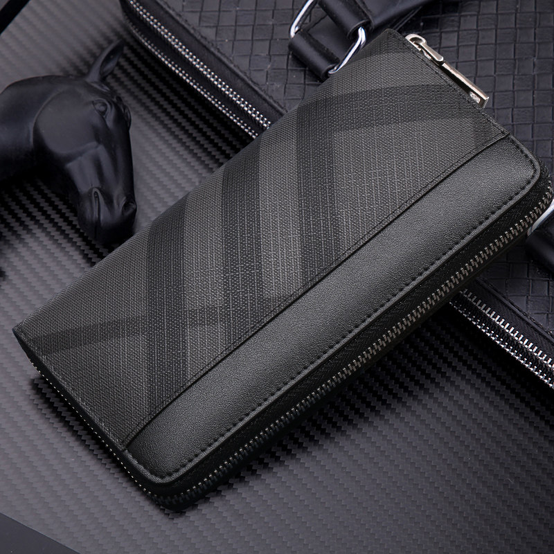 真皮中长款男2020新款拉链商务钱包 KAFFA KALDI钱包