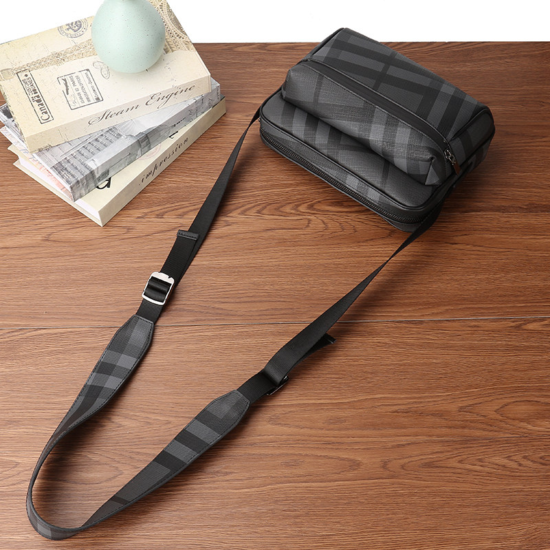 2020新款休闲真皮复古商务斜挎包 KAFFA KALDI男士包袋