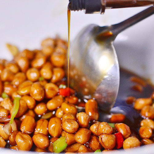 白老师老醋花生料汁凉拌汁蜂蜜花生糖醋包装油炸花生米调料家商用 - 图1