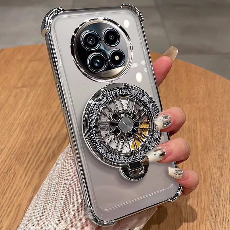适用真我13pro十手机壳realme13至尊版透明RMX3920保护硅胶套3989气囊全包防摔软外壳oppo男女加带支架最新款