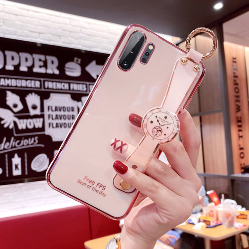 适用三星note10手机壳note10十腕带保护5G硅胶套noto10全包防摔plus软壳galaxy女款SM一N9760网红9700新款挂 - 图0