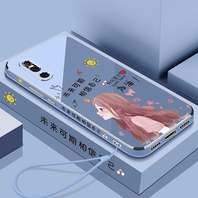 适用vivox27手机壳vivo保护x27pro硅胶套V1829A全包防摔1836T直边软壳vivix网红vovix外壳vovox女por潮2021年