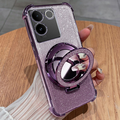 适用vivoS17e手机壳vivo保护S17e硅胶套5G气囊全包防摔V2285A透明vovis带支架vovos曲面屏vivis女e5g新款外壳 - 图1