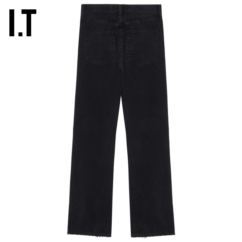 IT AGOLDE女装磨损破洞牛仔裤新款摩登潮流宽松水洗长裤A1157XXO,淘宝优惠券,粉丝福利购,淘宝优惠卷