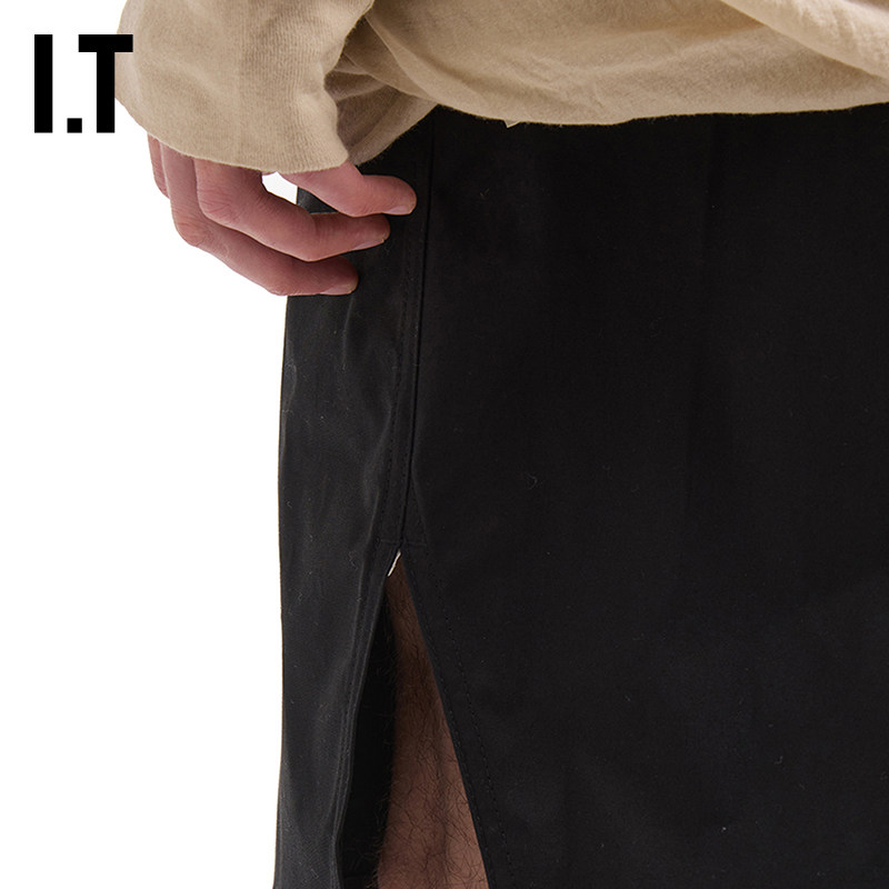 IT Rick Owens男装宽松短裤新款简约街潮开叉休闲裤阔腿裤2397TE,淘宝优惠券,粉丝福利购,淘宝优惠卷