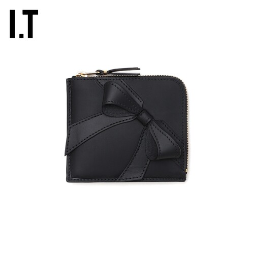 IT CDG COMME des GARCONS Wallet女款拉链零钱包时尚质感卡包 - 图1