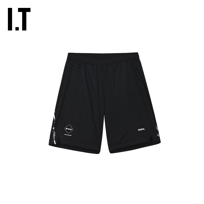 IT F.C.REAL BRISTOL男装松紧腰短裤新款酷感运动风休闲裤252140M,淘宝优惠券,粉丝福利购,淘宝优惠卷