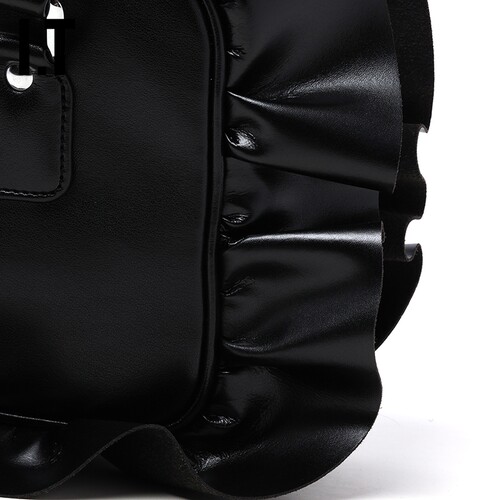IT CDG COMME des GARÇONS GIRL女款手提包甜酷木耳边饰手拎包 - 图2