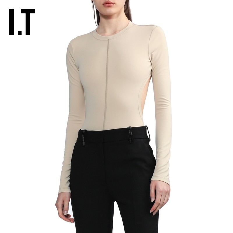 IT Commission女装修身连体衣时髦欧美挖剪露背连身衣340715XI,淘宝优惠券,粉丝福利购,淘宝优惠卷