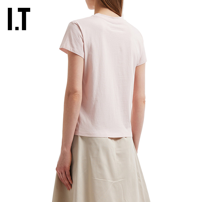 IT MM6 Maison Margiela女装短袖T恤新款合身内搭上衣26M231XQ,淘宝优惠券,粉丝福利购,淘宝优惠卷