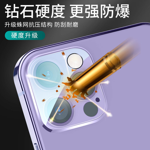 适用苹果14镜头膜iphone15promax后摄像头plus新款保护膜14pro相机12mini手机贴11por钢化全包13ip一体pm背膜 - 图1