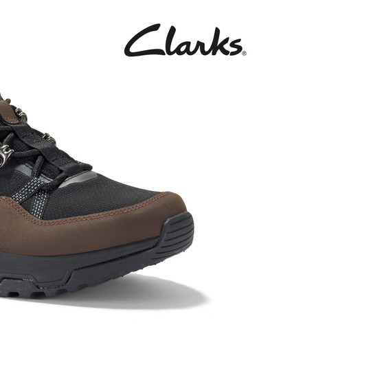 Clarks其乐Huntsham Lace男鞋秋冬新款高帮户外耐磨登山徒步鞋靴