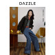 DAZZLE Disu Outlet Retro Jeans Washed Craft Winter Denim ກາງເກງຂາກວ້າງ