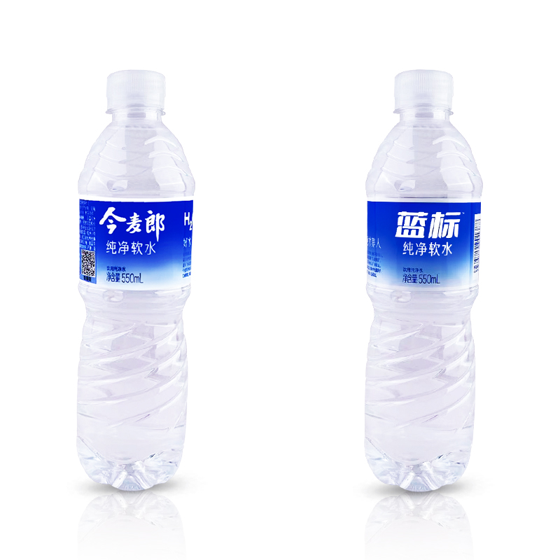 今麦郎饮用纯净水550ml*24瓶整箱蓝标纯净软水非矿泉水特价批包邮-图2