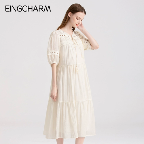 Летняя одежда для беременных, платье, подходит для подростков, большой размер, А-силуэт