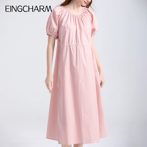 Юбка для беременных, хлопковая летняя одежда, летнее длинное платье, большой размер, по фигуре