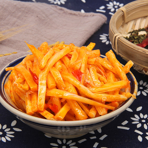 荆缘酱菜红油竹笋整箱9斤脆笋丝冷吃香辣竹笋尖麻辣美食即食笋 - 图1