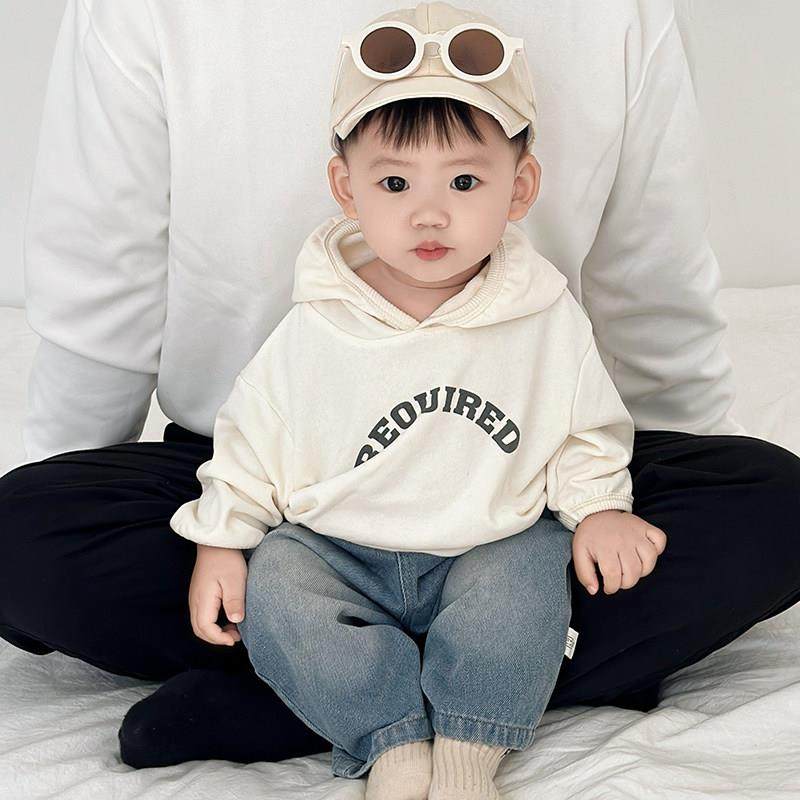 男童春秋装套装宝宝可爱长袖连帽运动衫洋派卡通休闲 裤婴儿牛仔,淘宝优惠券,粉丝福利购,淘宝优惠卷