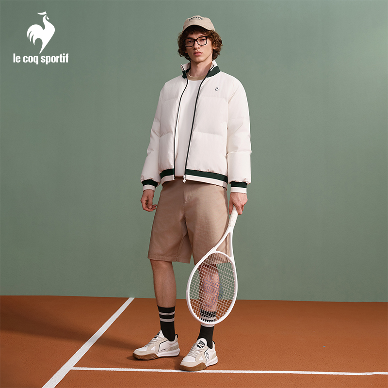 【网球】乐卡克法国公鸡秋冬季男款保暖短款羽绒服 - 图3