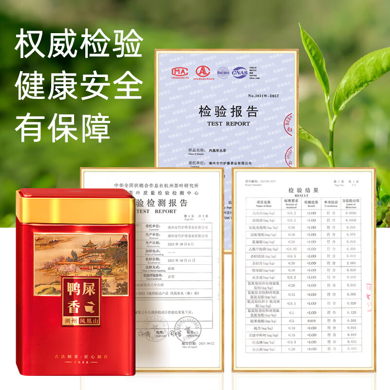 高山鸭屎香春茶特级银花香凤凰乌岽单枞丛茶大乌叶潮州清香型500g - 图0