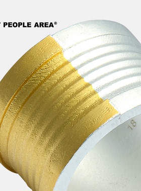 SOFT PEOPLE AREA-绳索图腾拼色戒指