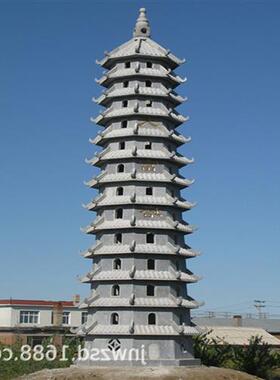 寺庙石雕白塔哪里卖景区白石佛塔多少钱园林景观汉白玉石塔图片