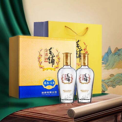 毛铺酒官方旗舰店42度金荞酒紫荞500ml*2瓶礼盒装苦荞白酒基酒水 - 图3