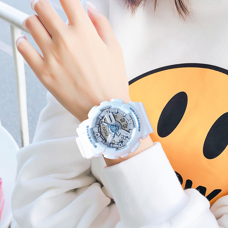 电子手表女孩初高中学生女风独角兽 tirense国产腕表