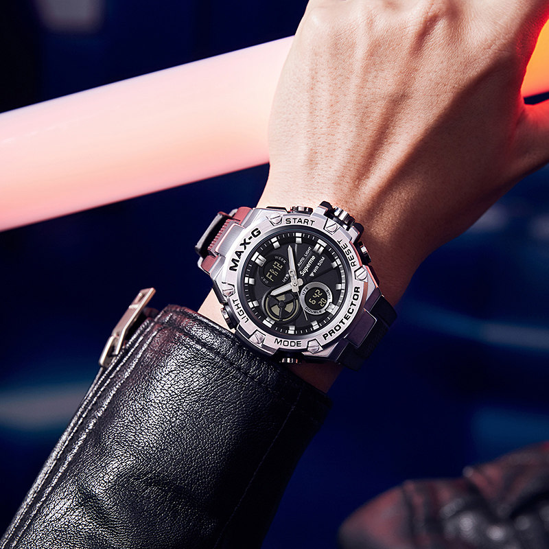 钢铁之心高中学生青少年潜水感手表 tirense国产腕表