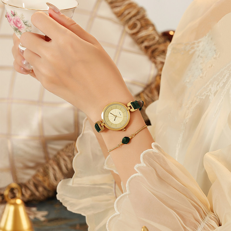 英国小众简约气质复古学生细带手表 依文琳手表国产腕表