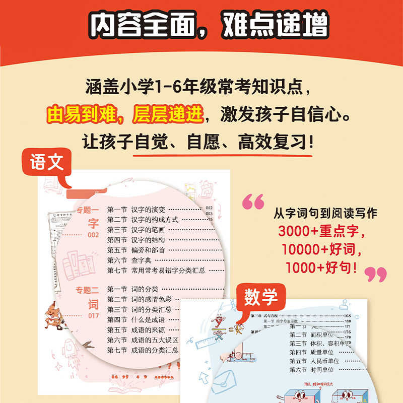 抖音同款】狐说新语奇妙小升初语文数学英语总复习小学冲刺知识考点汇总预备新初一地理生物历史道德与法治教材全同步大语文小四门